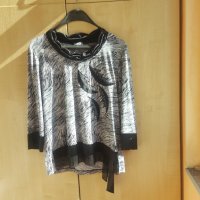 Елегантна дамска блуза размер 48, снимка 2 - Блузи с дълъг ръкав и пуловери - 42663488