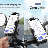 Универсална стойка за телефон, държач 360 градуса - Мото, Вело, Скутер, снимка 3 - Аксесоари за велосипеди - 44746985