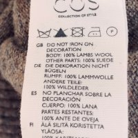 COS Швеция блуза/пуловер 100% вълна, снимка 6 - Блузи с дълъг ръкав и пуловери - 40187041