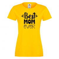Дамска тениска Best Mom Ever 2 Празник на Майката,Подарък,Изненада,Рожден Ден, снимка 7 - Тениски - 36292790