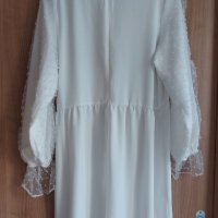 AYNAZ - бяла рокля, снимка 2 - Рокли - 40531038