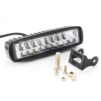 1бр. прожектор LED bar лед бар халоген 18W с мигач 10-30V , 16см, снимка 2 - Аксесоари и консумативи - 42548278