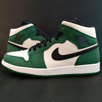 Нови зелени обувки маратонки Кецове Nike Air Jordan 1 Pine Green размер 44 Номер 28см стелка shoes , снимка 1 - Кецове - 40459762