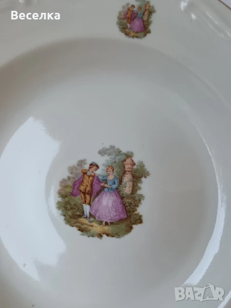 Порцеланово плато Изида с мотив Ромео и Жулиета , снимка 1