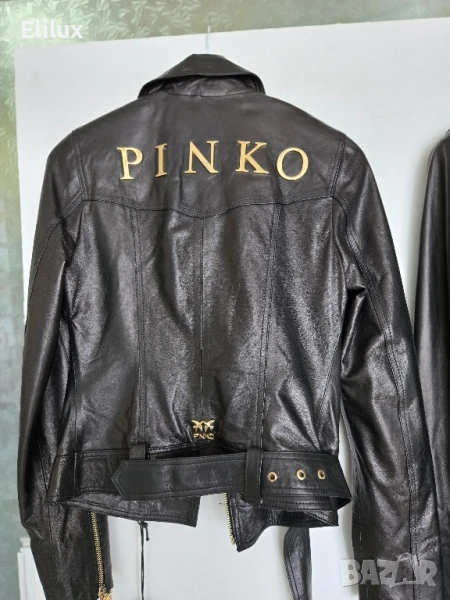 Дамско естествена кожа яке Пинко, снимка 1