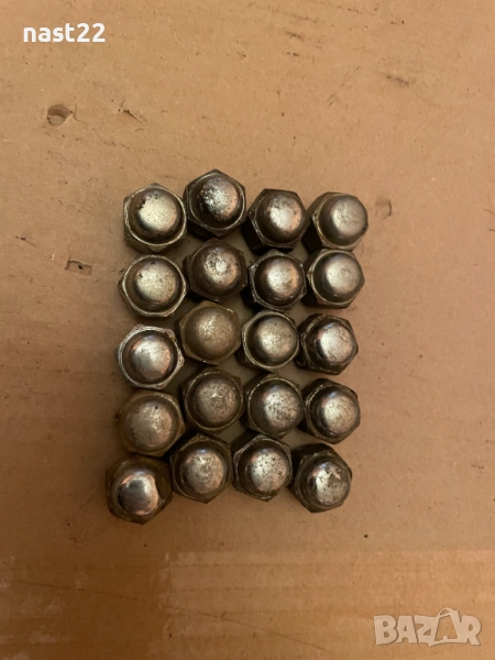 20-бр никелирани гайки за Джанти Сузуки Витара, снимка 1