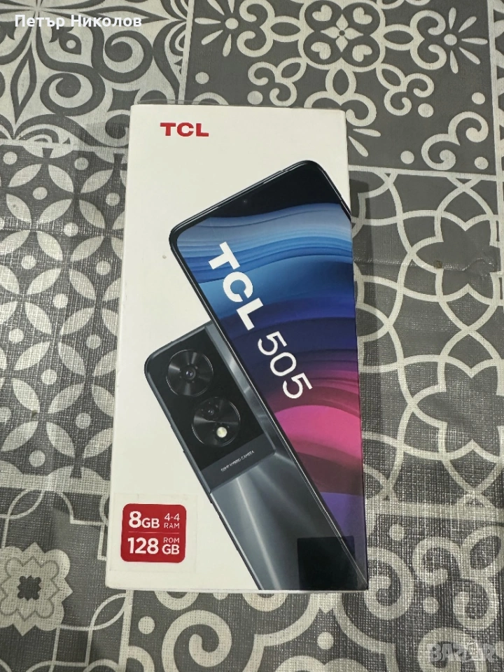 TCL 505 128GB Space Gray / СИВ (телефон/смартфон/гсм), снимка 1