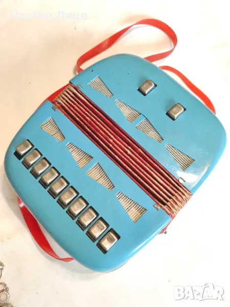 Супер Рядък Руски Соц СССР Детски Акордеон 1970те г, снимка 1