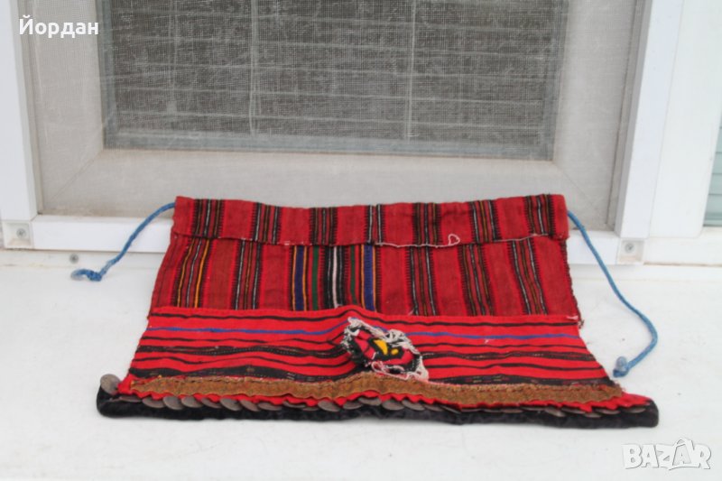 Детска престилка  от народна носия с 29 сребърни монети, снимка 1