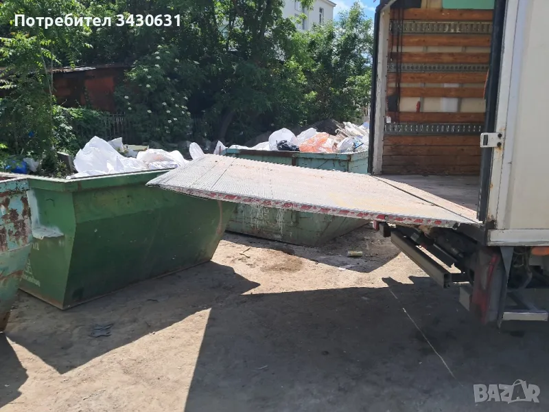Извозване на отпадаци до сметището гр.Пловдив транспорт на вещи и товари , снимка 1