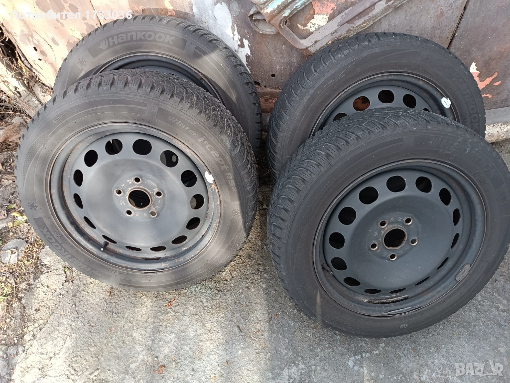 Зимни гуми плюс джанти. Vw, снимка 1