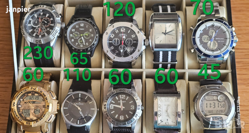 Мъжки оригинални часовници Nautica,Timex,Diezel,Luis Pion,Kyboe!,Casio и др., снимка 1