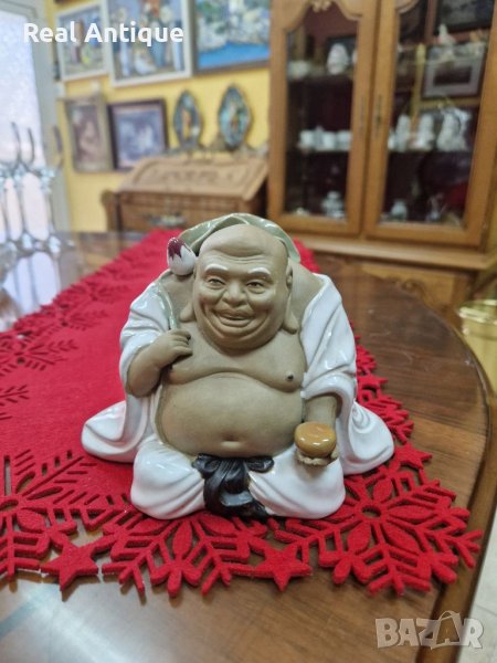Уникална антикварна китайска порцеланова фигура статуетка , снимка 1