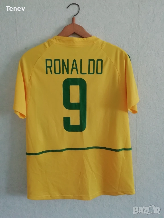 Бразилия Роналдо Назарио от Световното 2002 Nike оригинална тениска фланелка Brazil Ronaldo, снимка 1