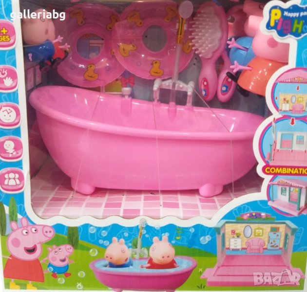 Комплект с вана на Прасето Пепа (Peppa Pig), снимка 1