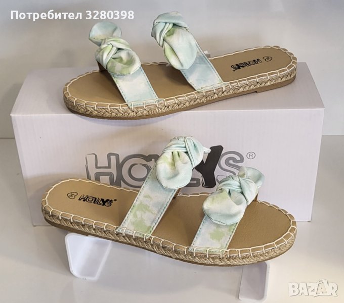 ПРОМОЦИЯ -50% на Модни дамски чехли Hailys с равна подметка, снимка 1