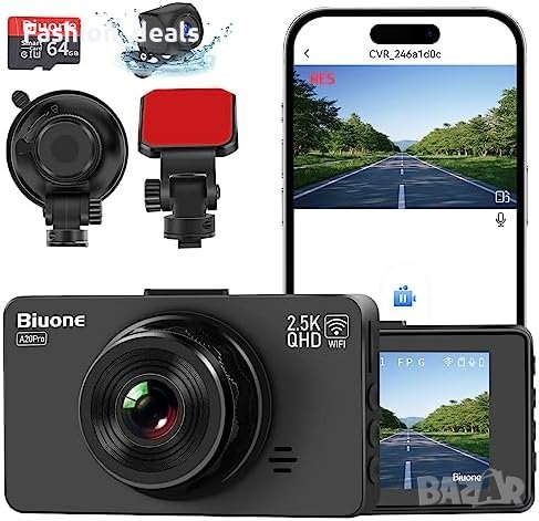 Нова компактна камера за кола автомобил рекордер Dash Cam Видеорегистратор, снимка 1