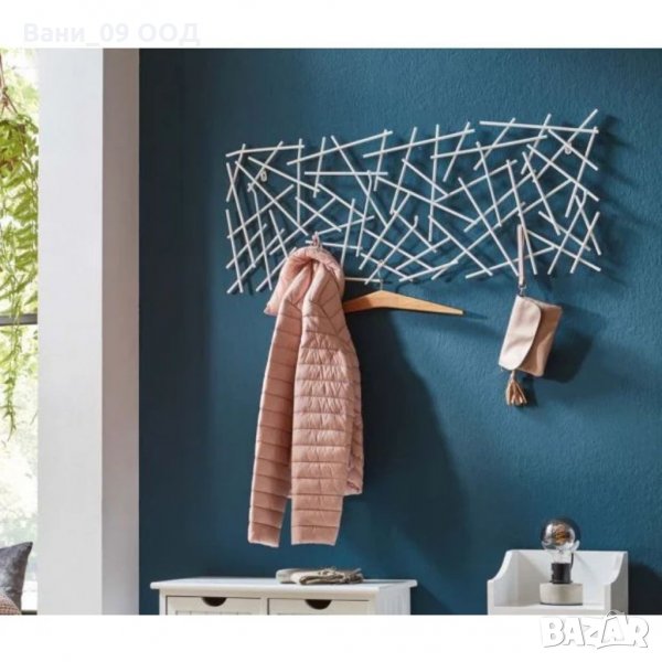 Голяма метална закачалка с интересен дизайн, снимка 1