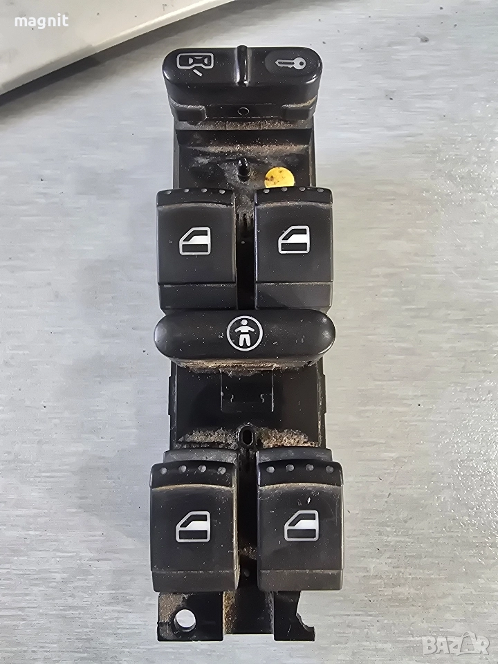 7M4959857 Бутон за ел стъкла VW Golf 4, Bora, Passat B5, B5.5, Seat Leon, Toledo, снимка 1