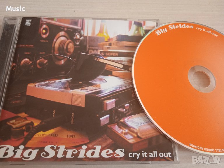 Big Strides ‎– Cry It All Out - оригинален диск Рок, снимка 1