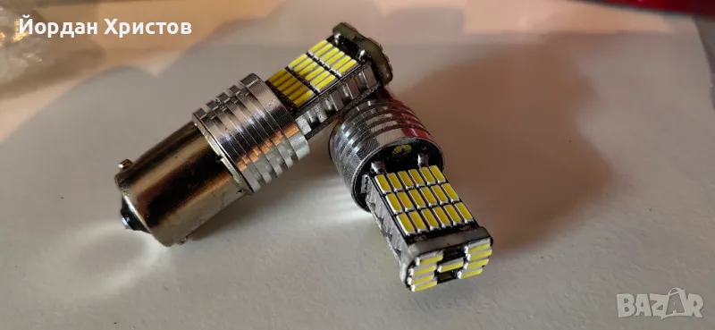 Продавам LED крушки цокъл P21W, снимка 1