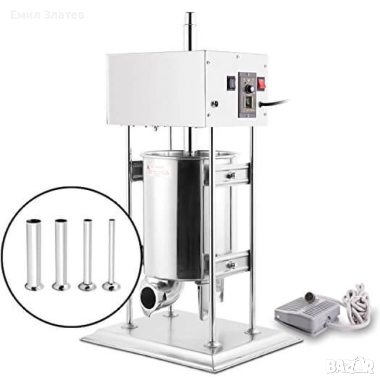 Електрическа Пълначка Професионална 15 литра ТАЙГА С ПЕДАЛ ЗА РЕГУЛИРАНЕ НА СКОРОСТТА, снимка 1