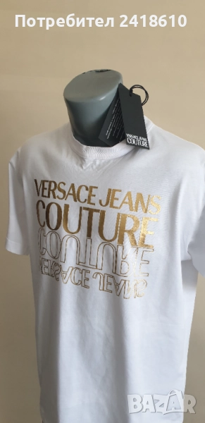 Versace Jeans Couture Cotton Regular Fit Mens Size S НОВО! ОРИГИНАЛ! Мъжка Тениска!, снимка 1
