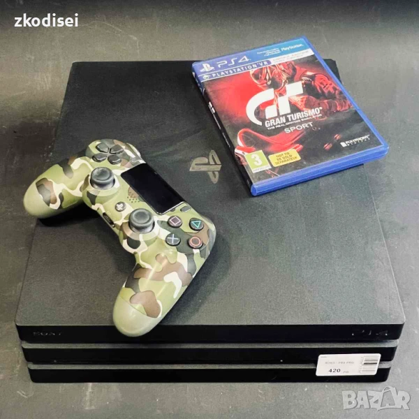 Конзола SONY - PS4 PRO с 1бр. джойстик и 1бр. игра, снимка 1