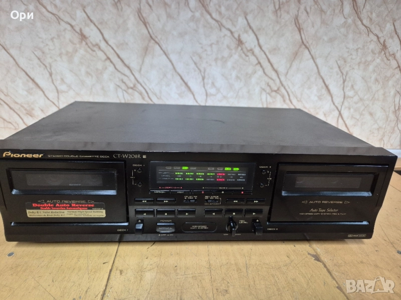 Двукасетъчен Дек Pioneer CT-W208R(auto reverse), снимка 1