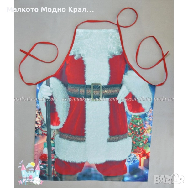 Готварска престилка - Дядо Коледа, снимка 1