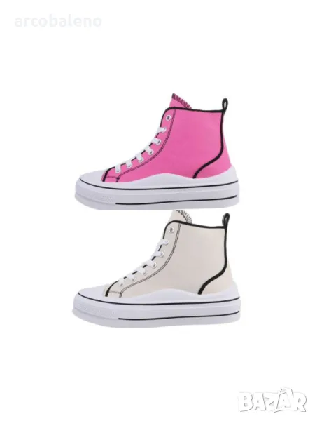 Дамски високи кецове, 2цвята , снимка 1