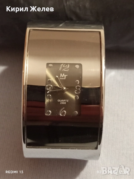 Дамски часовник гривна MT QUARTZ красив стилен дизайн 49026, снимка 1