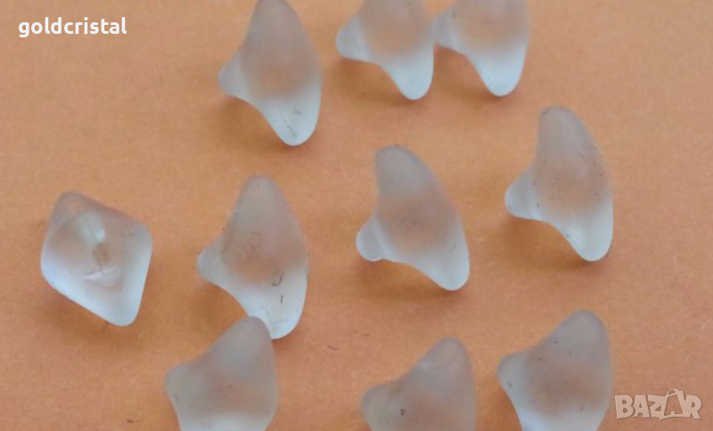 стари стъклени копчета 10бр , снимка 1