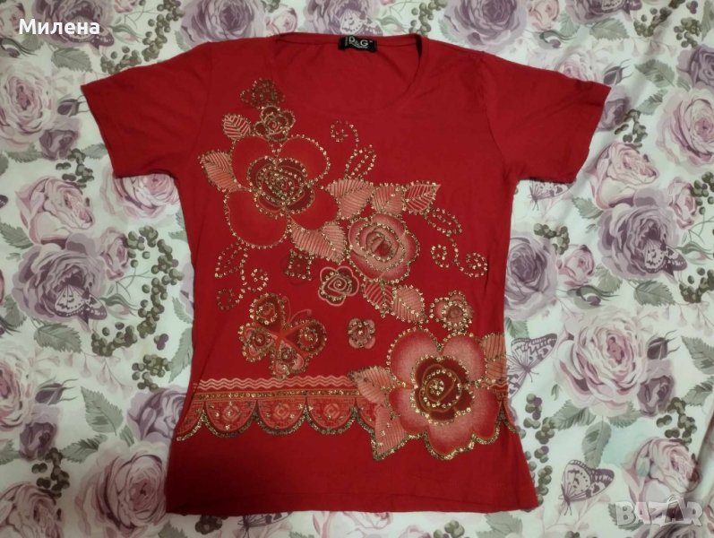Червена тениска, снимка 1