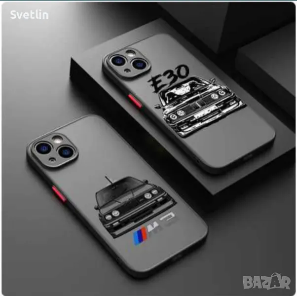 iphone калъфи различни видове с дизайн на bmw, снимка 1