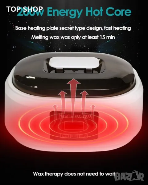 Нова Вана Нагревател за парафинов восък за третиране на суха кожа, снимка 1
