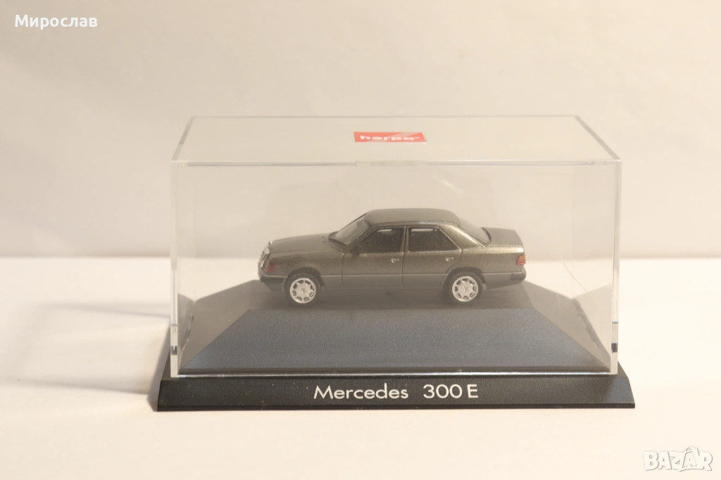 HERPA H0 1/87 MERCEDES BENZ 124 300 E КОЛИЧКА МОДЕЛ, снимка 1