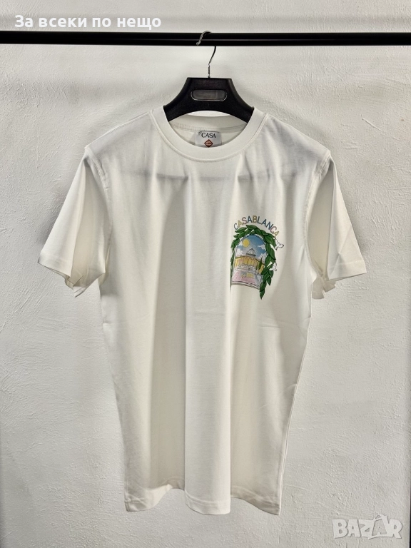 Casablanca Мъжка Бяла Тениска👕Мъжка Блуза С Къс Ръкав Код V.B.37, снимка 1