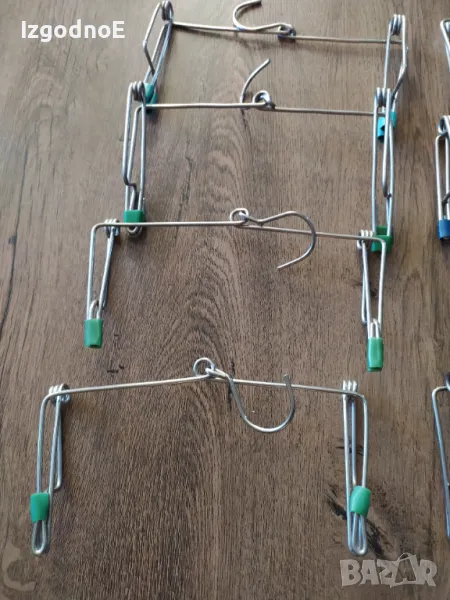 Ретро метални закачалки за поли/панталони с шипки, снимка 1