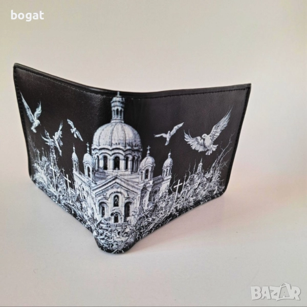 Мъжки кожени порфейли, снимка 1