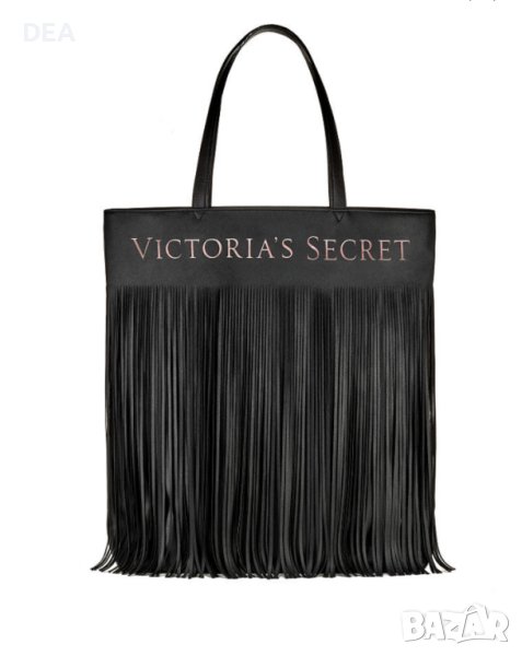 Черна чанта с ресни Victoria's secret-95лв.НОВА, снимка 1