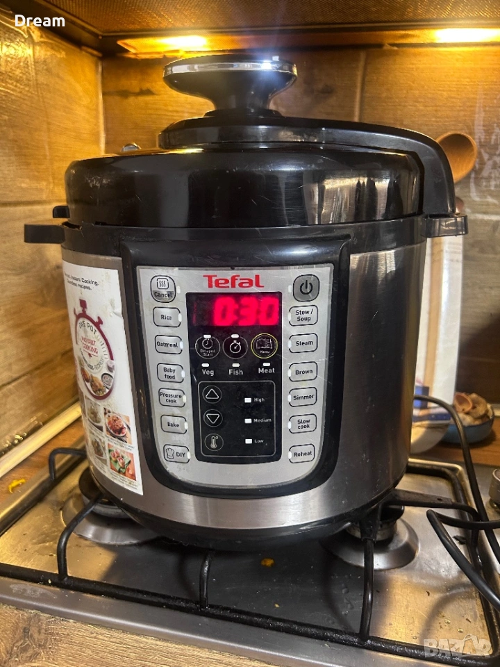 Мултикукър Тефал използван с програми за готвене, снимка 1