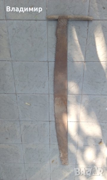 Стар ръчен трион - Жага - 2 бр., снимка 1