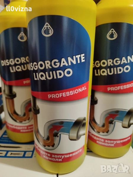 Препарат за отпушване на мивки и канали - 1л, снимка 1