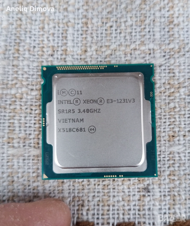 Intel Xeon E3-1231 V3; сокет 1150, снимка 1