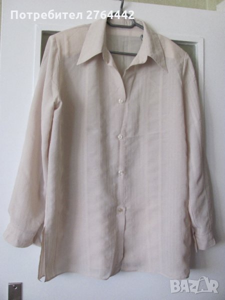 Като нова копринена риза  - беж, снимка 1