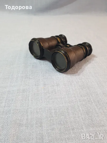 Старинен бронзов бинокъл, снимка 1