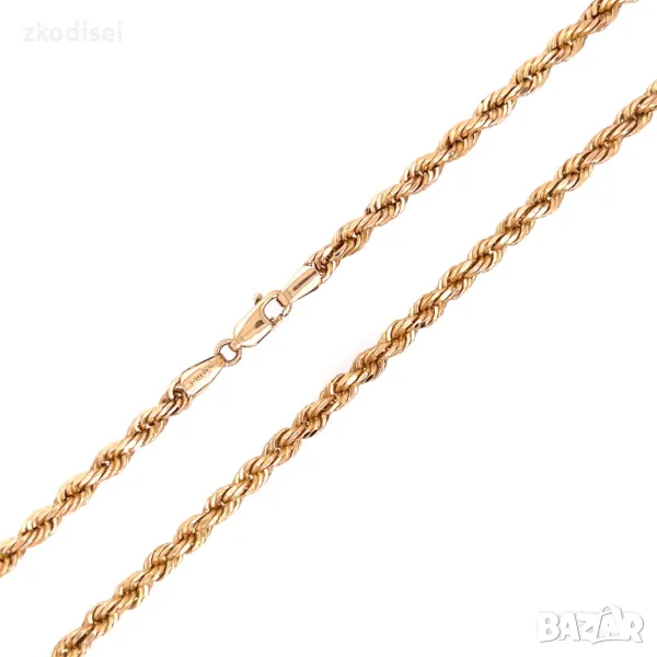 Златен синджир 13,70гр. 55,0см. 14кр. проба:585 модел:30128-5, снимка 1