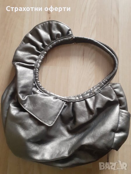 Сребриста официална малка чантичка, снимка 1