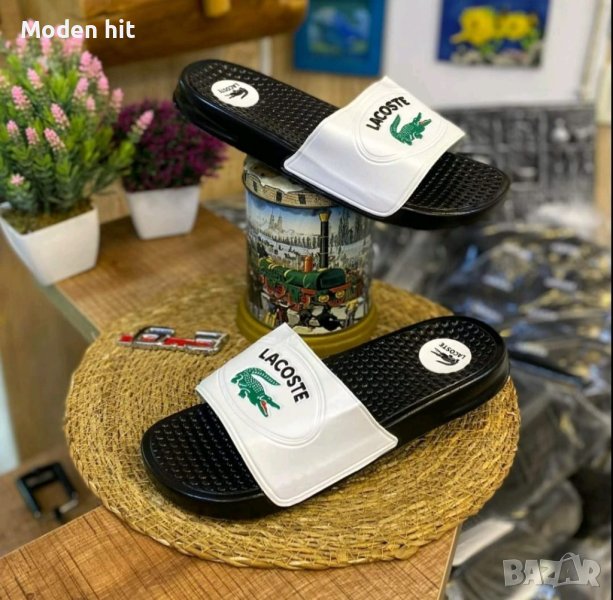 Последни чифтове Lacoste мъжки чехли реплика, снимка 1